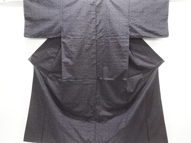 JAPANESE KIMONO / ANTIQUE KIMONO / TAISHO ROMAN STYLE / WOVEN ABSTRACT